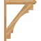 Ekena Millwork Merced Arts & Crafts Rough Sawn Outlooker, Western Red Cedar, 6"W x 34"D x 42"H OUT06X34X42MRC03RWR - alternate 3